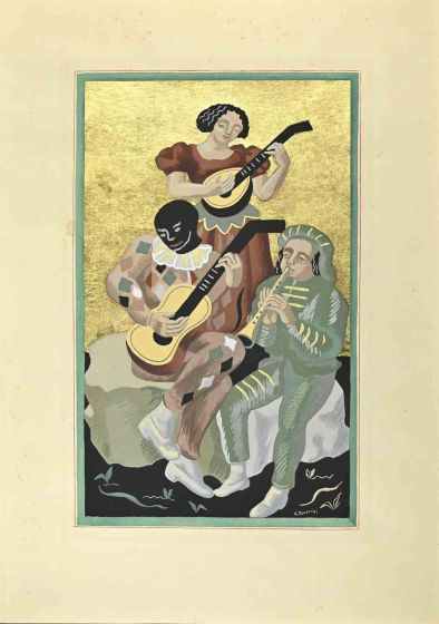 Gino Severini – Les Mans d’Arlequin - Contemporary Artwork 