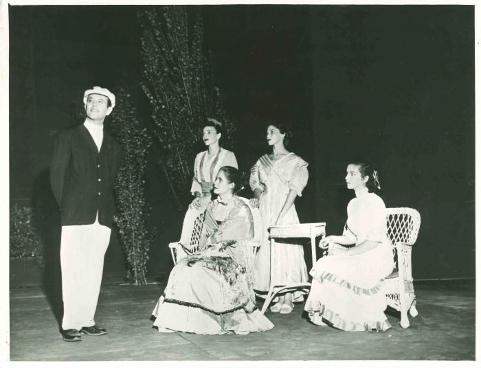 Outdoor Drama Portrays Life of Woodrow Wilson- Vintage Photograph