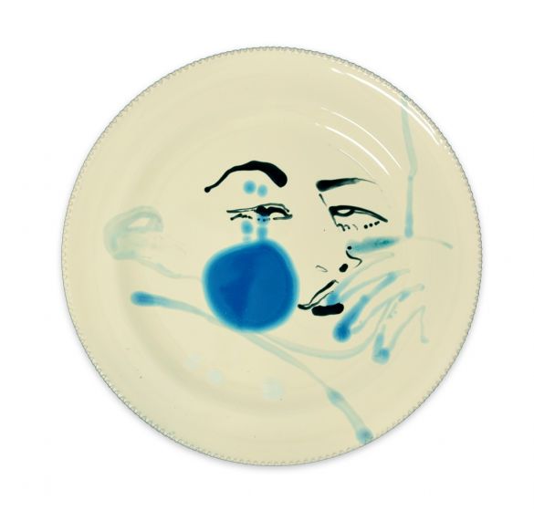 Blue Stain by Anastasia Kurakina - Decorative Object