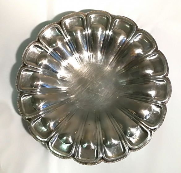 Silver Embossed Centerpiece by Anonymous  - Decorative Object