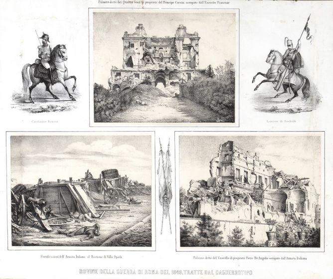 Old Ruins In Rome by Anonymous - Old Master Artwork 