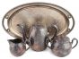 Jugendstil Silver-plated Brass Centrepiece - Decorative Objects