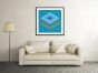 Blue Diamond by Dadodu - Contemporary Art Print