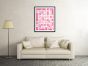 Pink Composition by Dadodu - Contemporary Art Print