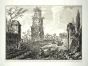 Ruins of an ancient tomb  by Giovanni Battista Piranesi - Old Master Artwork