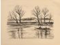 River by Pierre Frachon-Forcade - Modern Artwork