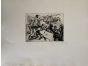 "Military" 1914s is a beautiful print in etching technique, realized by Anselmo Bucci (1887-1955).