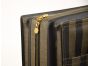 Suitcase Fendi Vintage Pecan vertical stripe canvas Travel 