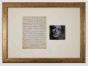 Autograph by Ottone Rosai and Photo