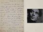 Autograph by Ottone Rosai and Photo