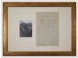 Autograph by Mino Maccari and Photo