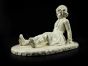 Vintage White Porcelain with child