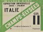 Certificate of Admission to the Universal Exhibition in Paris, 1900