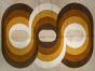 Vintage Space Age Spiral Tapestry