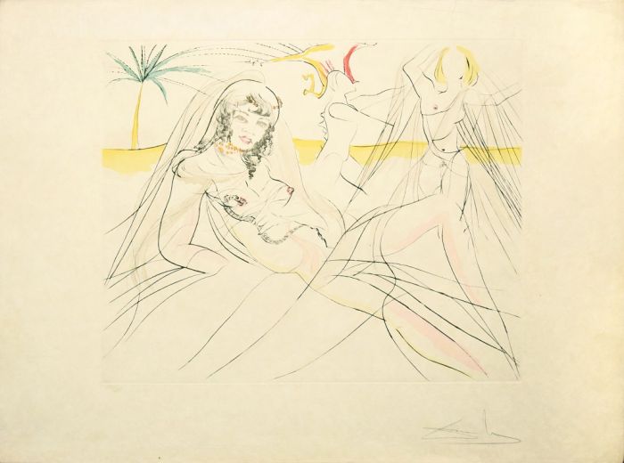 Mort de Cleopatre by Salvador Dalí - Modern Artwork