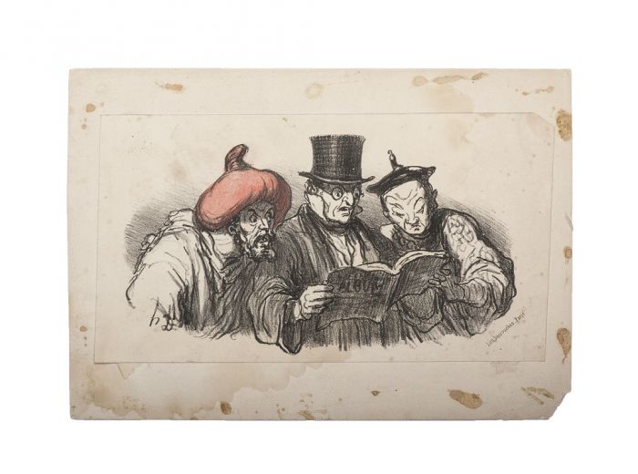 Caricature by Honoré Daumier - Modern Artwork