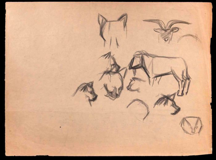 Cat, Dog and Goat