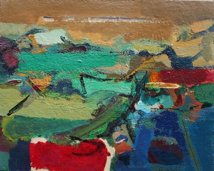 Landscape, Sardinia by Paul Nicholls - Contemporary Artwork