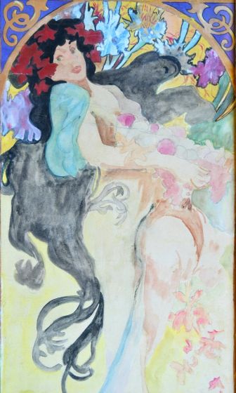 Portrait Of Woman by Marcello Dudovich - Online Modern Artworks