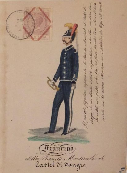 Figure for the marching band of Castel di Sangro - Abruzzo