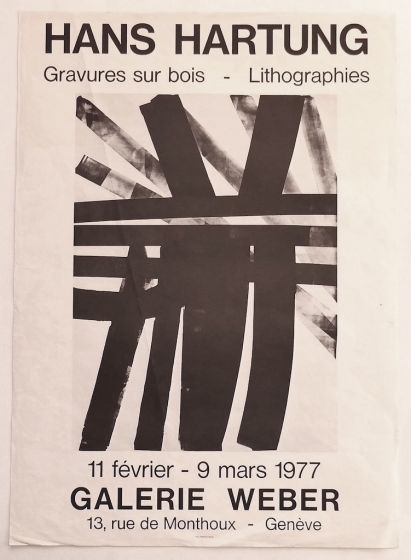Hans Hartung - Exhibition Poster- Contemporary Artworks