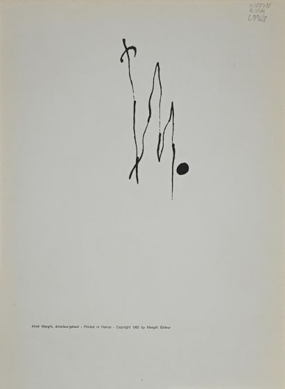  Joan Mirò Derrière le Miroir by Joan Mirò - Contemporary Artwork