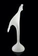 Vintage White Satin Glass Jack - Design and Decorative Objects