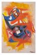 Colored Composition by Giorgio Lo Fermo -  Contemporary Artwork 