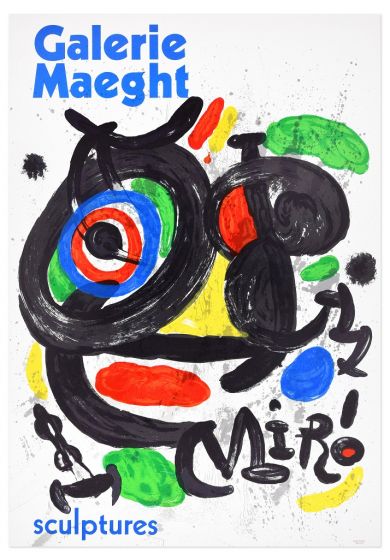 Mirò Exhibition Poster by Joan Mirò - Contemporary Artwork