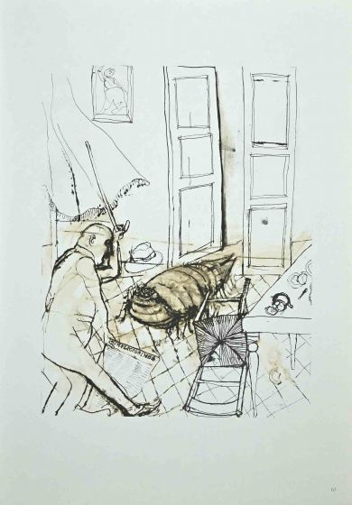Franco Gentilini - The Man and the Bug - Contemporary Art