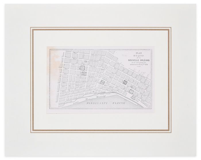 Plan de la Nouvelle Orléans by Anonymous - Modern Artwork