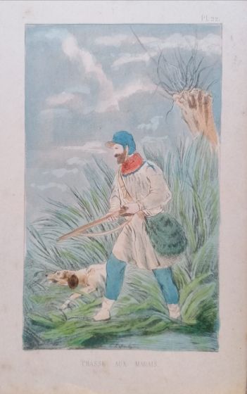 Chasse Au Marais by Emile Henri Laporte - Modern Artwork