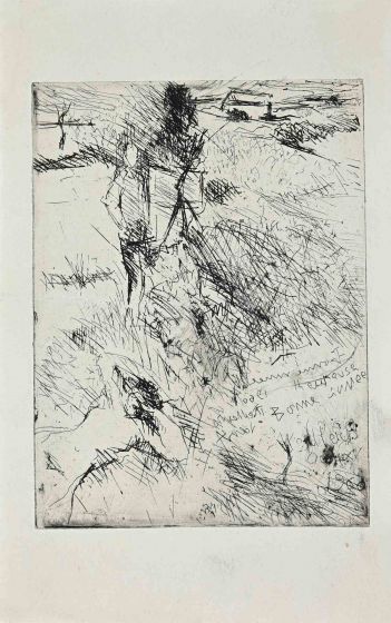 Painter in the Fields with his Model