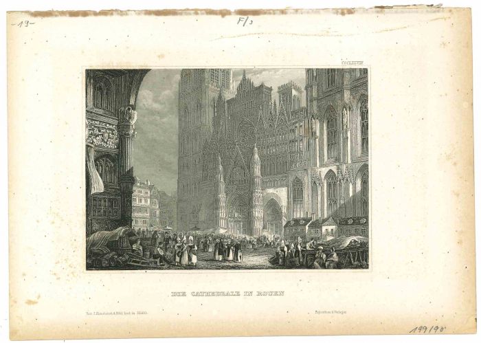 Die Cathedrale in Rouen 