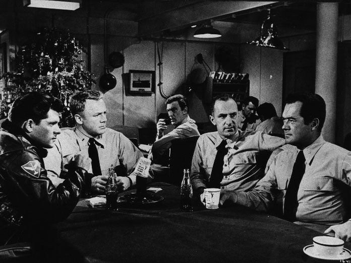 A scene from the Movie "Men of the Fighting Lady"