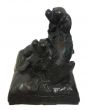 Couple of Cavalier King Spaniel on a pillow by Charles Valton - Modern Artwork