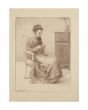 Elderly Woman by Charles Lucien Léandre - Modern Artwork