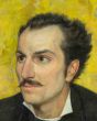 Portrait of Young Man with Mustache