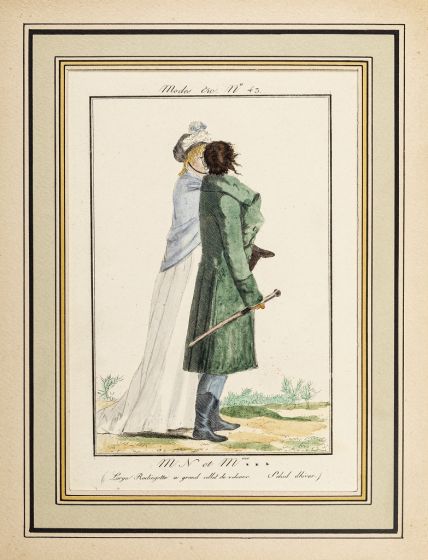 M. N. et Mme*** by Philibert-Louis Debucourt  - Old Master Artwork