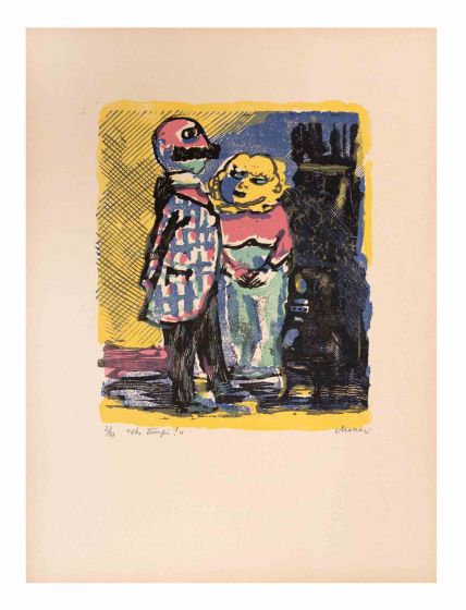 Mino Maccari - Those Were The Days ! - Contemporary Artwork  