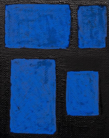 Blue Shapes by Giorgio Lo Fermo -  Contemporary Artwork