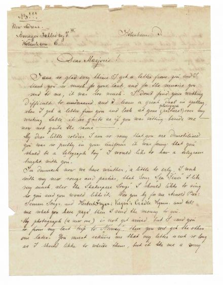 Autograph Letter by Lauritz Melchior