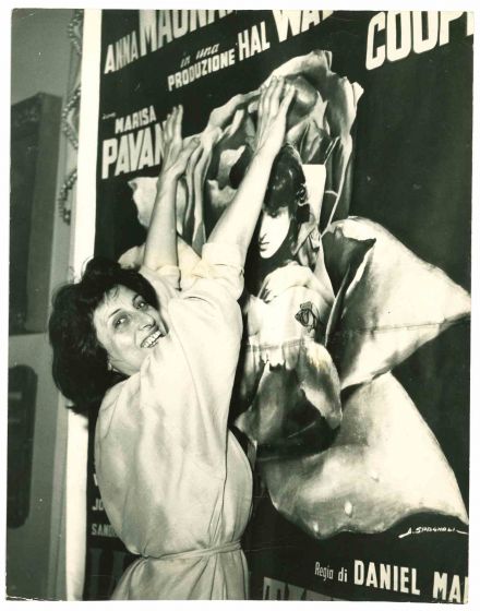 Vintage Portrait of Anna Magnani 