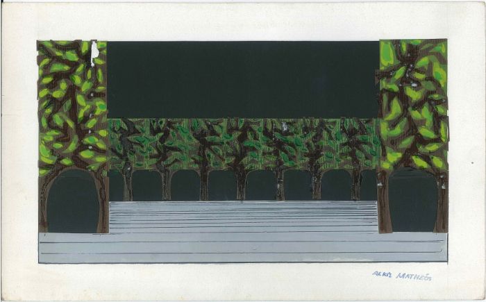 Green Portico by Alkis Matheos - Contemporary Artwork 