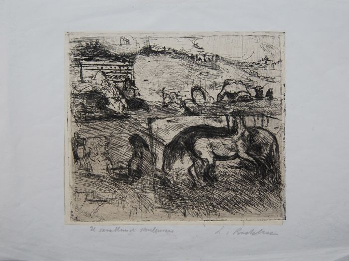 Il Cavallaro Di Montemario by Luigi Bartolini - Modern Artworks
