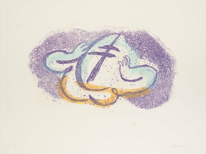 L'Otage aux mains by Jean Fautrier - Modern Artwork