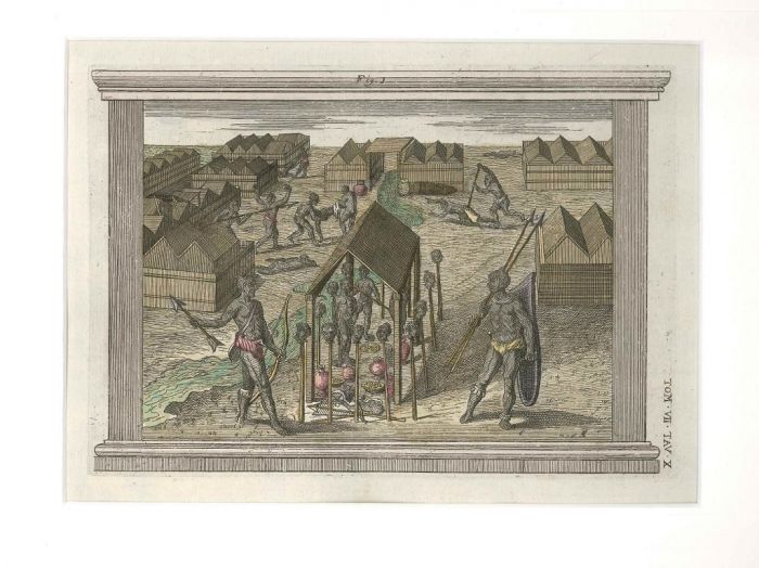 The Impalement of enemy by Gianfrancesco Pivati - Old Master Artwork