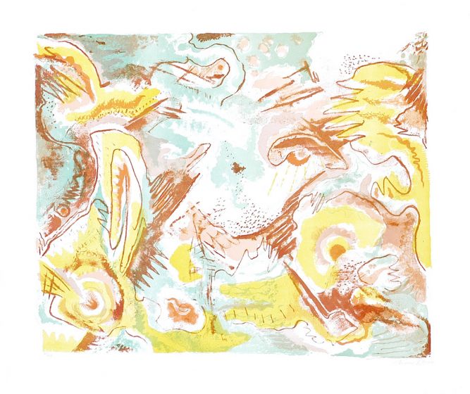 Abstract Landscape by Le Oben - Contemporary Artwork