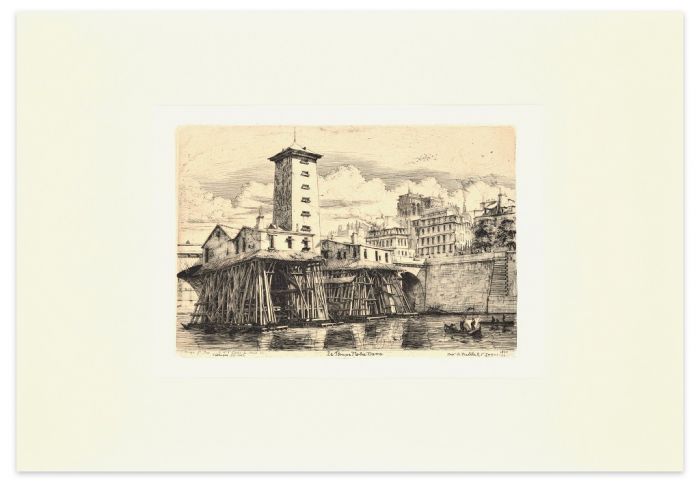 La Pompe Notre Dame by Charles Meryon - Old Master's artwork