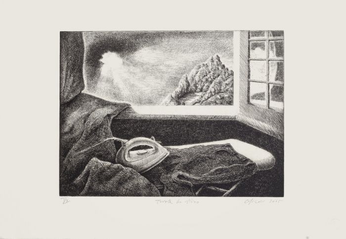 The Ironing Table by Piero Cesaroni - Contemporary Artwork